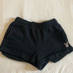 Black Pacsun Playboy cotton shorts
